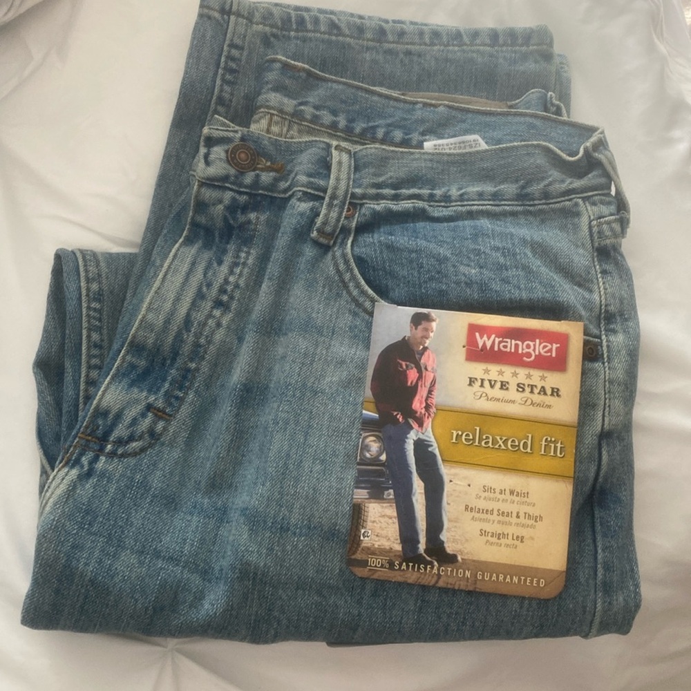Wranglers Mens relaxed fit jeans 34x30